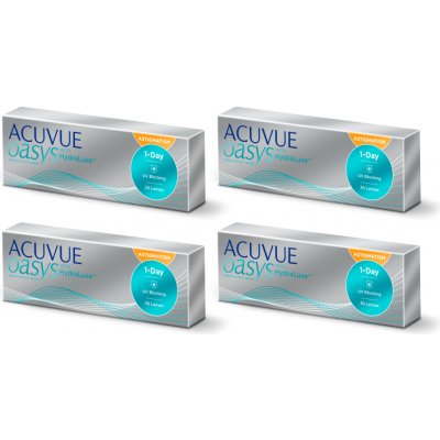 Johnson & Johnson Acuvue Oasys 1-Day with HydraLuxe for Astigmatism 30 čoček 4 ks – Zboží Dáma