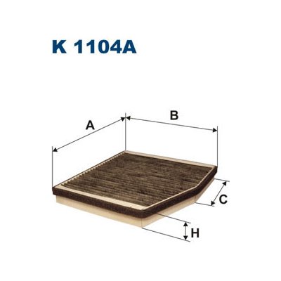 K1104A FILTRON Filtr, vzduch v interiéru – Hledejceny.cz