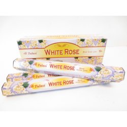 Tulasi indické vonné tyčinky Classics White Rose 20 ks