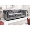 Pohovka Askont R Chesterfield Oxford 3 light gray