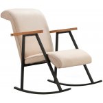 Asir Houpací křeslo YOKA krémová – Hledejceny.cz