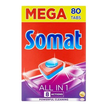 Somat All in 1 Tablety do myčky na nádobí 80 tablet 1440 g