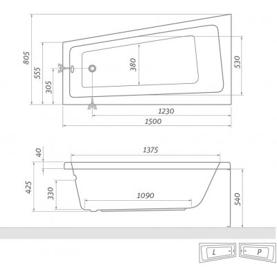 Roth Eva Side 150 x 80 cm 9790000 – Zboží Mobilmania