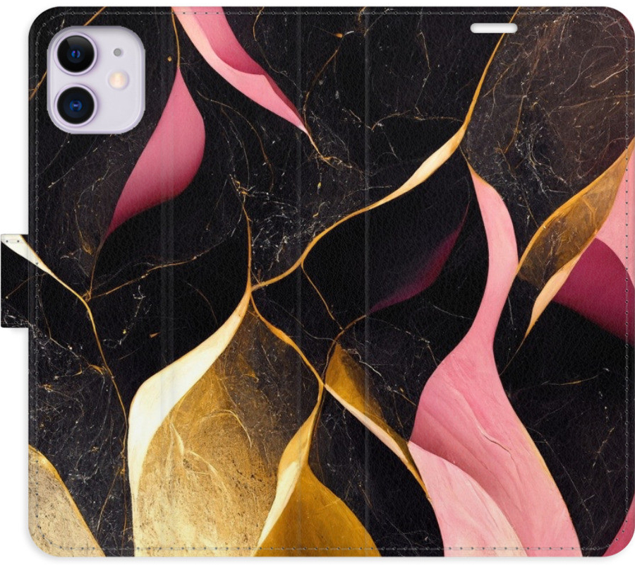 Pouzdro iSaprio - Gold Pink Marble 02 - iPhone 11