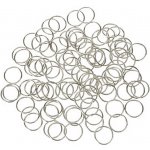 Kroužky do vlasů 14 mm - 10 ks Stříbrný – Zboží Dáma