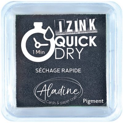 Aladine Razítkovací polštářek Izink Quick Dry černá – Zboží Mobilmania