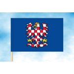 LIBEA, s.r.o. Moravská vlajka modrý list Rozměr: 40×60 cm, Uchycení: Návlek na žerď – Sleviste.cz