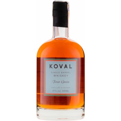 Koval Four Grain Whiskey 47% 0,5 l (holá láhev)