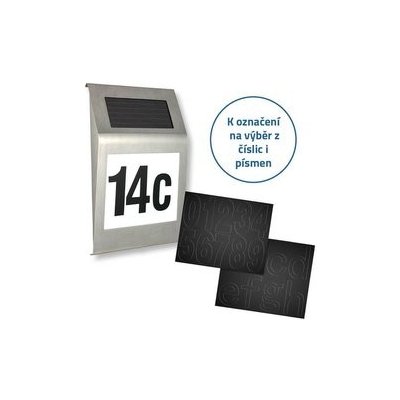 Svítidlo solární 4L s číslem domu – Hledejceny.cz