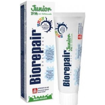 Biorepair Junior mátová zubní pasta pro děti bez fluoridů 75 ml