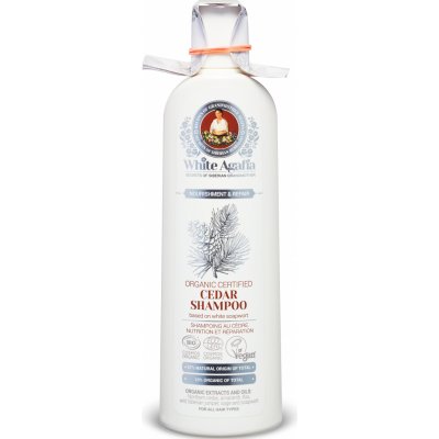 Babička Agafia White Agafia cedrový Shampoo pro všechny typy vlasů výživa a obnova 280 ml – Zbozi.Blesk.cz