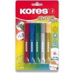 Kores lepidlo s flitry metalické barvy 5 x 10 ml – Zboží Živě