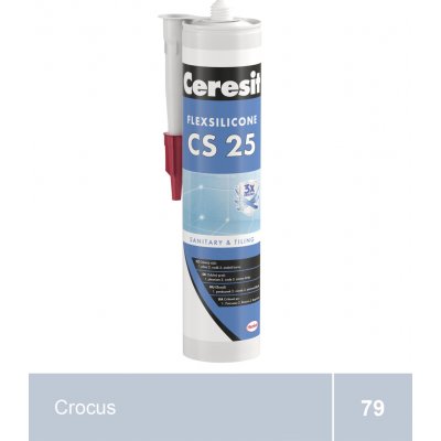 Ceresit CS 25 sanitární silikon 280 g crocus – Zboží Mobilmania