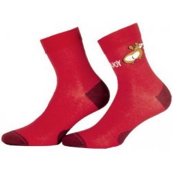 Wola W84.01P Woman Valentýnské dámské ponožky red