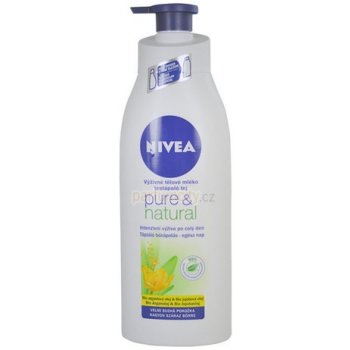 Nivea Pure & Natural výživné tělové mléko 400 ml