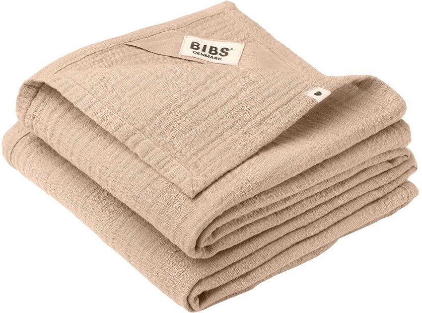BIBS mušelínové plienky z BIO bavlny Blush 2 ks