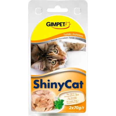 GimBorn GimCat ShinyCat tuňák kuře 2 x 70 g – Hledejceny.cz
