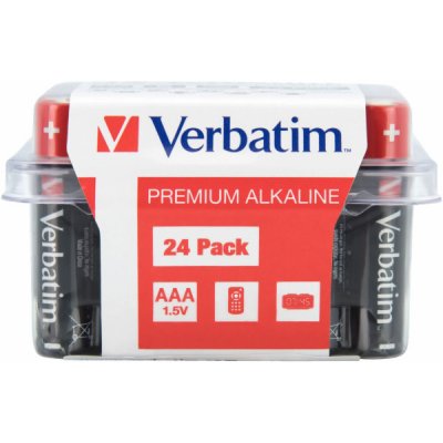 Verbatim Alkaline AAA 24ks 49504 – Zbozi.Blesk.cz