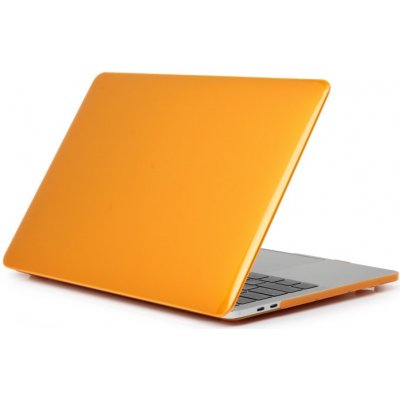 PROTEMIO 57814 CRYSTAL Plastový kryt pro Macbook Air 13" 2022 A2681 oranžový