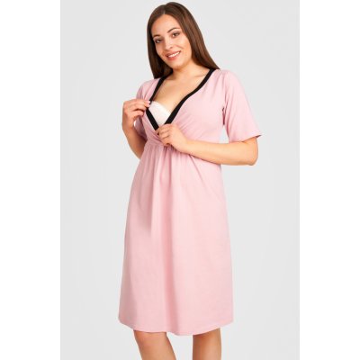 Anda mateřská kojicí košilka Plisa růžová – Zboží Dáma
