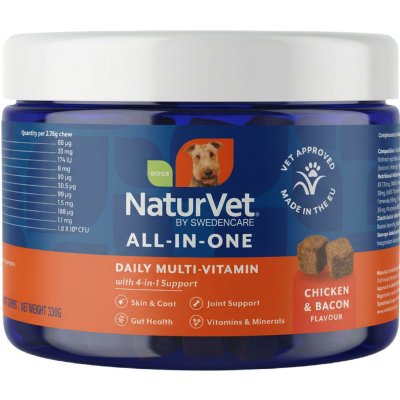 NaturVet ALL-IN-ONE Daily Multi-Vitamin 120 ks – Hledejceny.cz