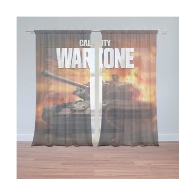 Sablio Záclony Call of Duty Warzone - tank: 2ks 150x250cm – Hledejceny.cz