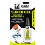 DEN BRAVEN Sekundové gelové lepidlo SUPER GEL 3 g – Zboží Mobilmania