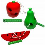 Viga Dřevěné provlékání Jablko – Zboží Dáma