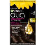 Garnier Olia Permanent Hair Color olejová permanentní barva na vlasy 4,0 Dark Brown 50 g – Sleviste.cz