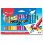 Maped Voskové pastelky Wax 24 ks – Zboží Dáma