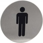 Piktogram Páni, nerez, kulatý Ø 75mm x 1,2 mm – Zboží Mobilmania