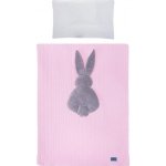 Belisima povlečení Králíček růžové šedé 100 x 135 – Zboží Dáma