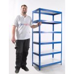 Biedrax 60 x 90 x 180 cm 4 police modrý – Zboží Mobilmania