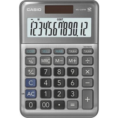 Casio Kancelářská kalkulačka MS-120FM – Zboží Mobilmania