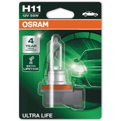 Osram Ultra Life H11 PGJ19-2 12V 55W 64211ULT-01B