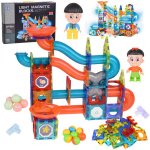 RKToys Magnetická kuličková dráha - svítící 142 ks – Zboží Dáma