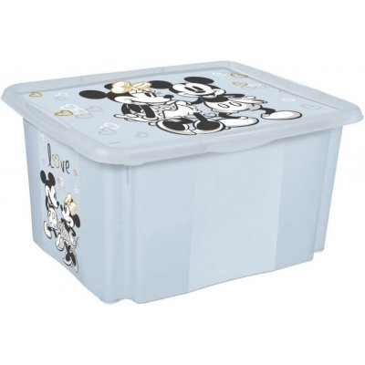 Keeeper Box Mickey Mouse love 45 l modrá – Sleviste.cz