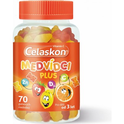 Celaskon Medvídci Plus pro děti od 3let 70 tablet – Hledejceny.cz
