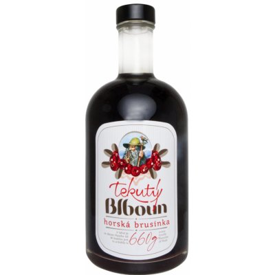 Apicor Tekutý Blboun horská brusinka 25% 0,5 l (holá láhev)