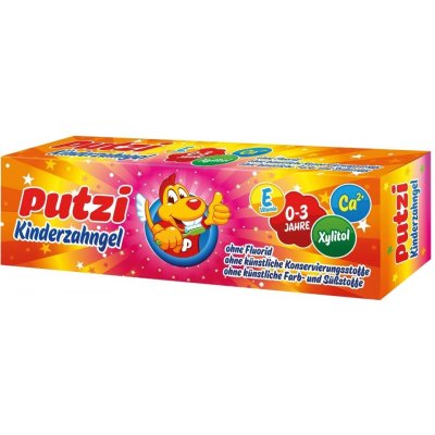 Putzi dětský zubní gel bez fluoru 0-3 50 ml – Hledejceny.cz
