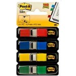 3M POSTIT Štítek, plastový, 4x35 listů, 12x43 mm, 3M POST-IT, smíšený 7000144923 – Hledejceny.cz