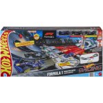 Mattel JDY16 Hot Wheels Racing závodní dráha Formule 1 a 3 autíčka 1:64 – Zboží Dáma