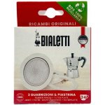 Bialetti 3 hliník sítko + silikonové těsnění 3 ks – Hledejceny.cz