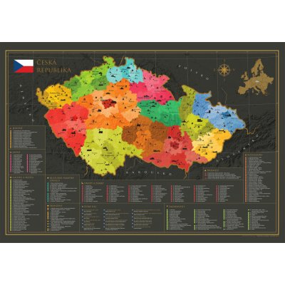 Mapa České republiky – Zboží Dáma