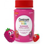 Centrum Kids Gummies malina a jahoda želé 60 bonbónů – Hledejceny.cz