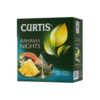 Curtis zelený čaj Bahama Nights pyramidové sáčky 20 x 1.7 g