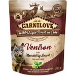 Carnilove Paté Venison with Strawberry Leaves 300 g – Zbozi.Blesk.cz