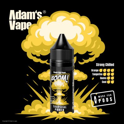 Adams vape Boom! Shake & Vape Tropical Punch 5 ml – Zboží Dáma
