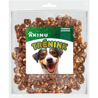 Akinu Trénink Hovězí & treska lupínky pamlsek pro psy 400 g – Zboží Mobilmania