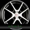 Alu kolo, lité kolo Platin P73 5,5x14 4x100 ET35 black polished